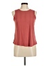 Harve Benard Red Sleeveless T-Shirt Size M - photo 1