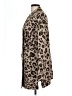 Lucky Brand Animal Print Brown Coat Size L - photo 5