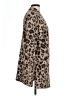Lucky Brand Animal Print Brown Coat Size L - photo 4