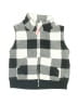 Carter's 100% Polyester Checkered-gingham Gray Vest Size Newborn - photo 1