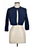 Ann Taylor Blue Silk Cardigan Size L - photo 1