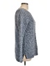 Jeanne Pierre Tweed Blue Pullover Sweater Size L - photo 4