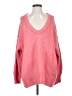 Free People Pink Pullover Sweater Size S - photo 1