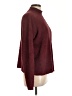 Natural Reflections 100% Polyester Solid Burgundy Turtleneck Sweater Size L - photo 4