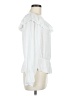 Naked Zebra 100% Polyester White Long Sleeve Blouse Size M - photo 4