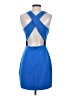 Express Solid Blue Cocktail Dress Size S - photo 2