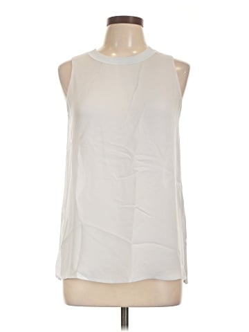 Vince. Sleeveless Silk Top (view 1)