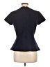 Halogen Black Short Sleeve Blouse Size L - photo 2