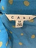 CAbi 100% Polyester Stars Blue Short Sleeve Blouse Size M - photo 7