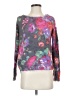 Meadow Rue Floral Purple Pullover Sweater Size S - photo 1