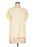 Max Studio Yellow Short Sleeve Top Size L - photo 1