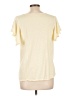 Max Studio Yellow Short Sleeve Top Size L - photo 2