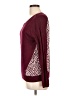 Skies Are Blue 100% Rayon Burgundy Pullover Sweater Size L - photo 5