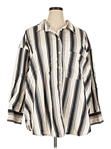 H&M Long Sleeve Button-Down Shirt (view 1)