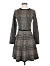Max Studio Houndstooth Gray Casual Dress Size S - photo 1