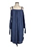 Three Dots Blue Casual Dress Size L - photo 1