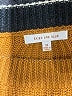 Skies Are Blue Color Block Orange Pullover Sweater Size M - photo 7