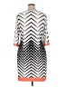 Studio One Chevron-herringbone White Casual Dress Size XL - photo 2