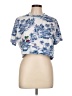 Robert Graham 100% Cotton Blue Short Sleeve Turtleneck Size L - photo 1