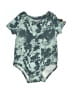 7 For All Mankind Tie-dye Teal Short Sleeve Onesie Size 3-6 mo - photo 1