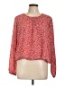 Tommy Hilfiger 100% Polyester Red Long Sleeve Blouse Size L - photo 1