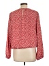 Tommy Hilfiger 100% Polyester Red Long Sleeve Blouse Size L - photo 2