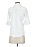 FRAME 100% Pima Cotton Ivory 3/4 Sleeve Button-Down Shirt Size S - photo 2