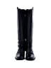 Tory Burch 100% Leather Black Boots Size 7 - photo 2