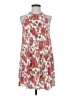 Steve Madden 100% Polyester Print Pink Casual Dress Size S - photo 1