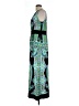 Elementz Paisley Green Cocktail Dress Size L - photo 5