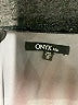 Onyx Nite Chevron-herringbone Gray Cocktail Dress Size 12 - photo 7