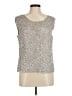 Rafael 100% Polyester Silver Sleeveless T-Shirt Size M - photo 1