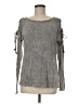 PPLA Clothing Gray Long Sleeve Top Size 8 - photo 1