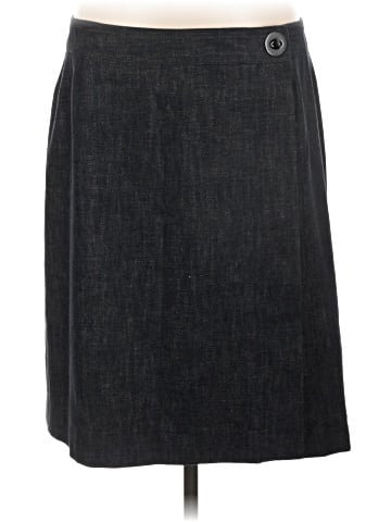 Akris Punto Denim Skirt (view 1)