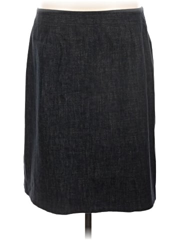 Akris Punto Denim Skirt (view 2)