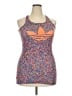 Adidas 100% Polyester Orange Tank Top Size 2X - photo 1