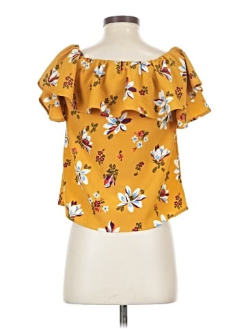 H.I.P. Happening in the Present Short Sleeve Blouse (view 2)