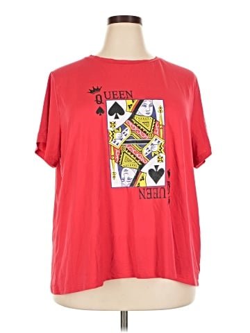 Shein Curve Short Sleeve T-Shirt (view 1)