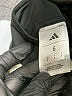 Adidas 100% Polyester Black Track Jacket Size 6 - photo 3
