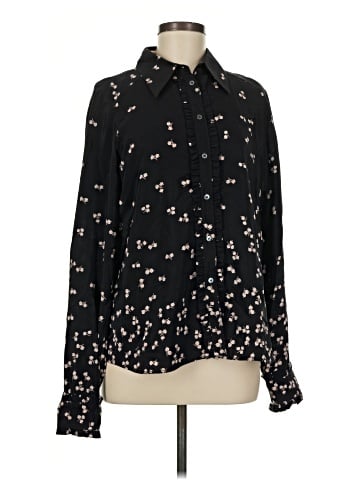 No. 21 Long Sleeve Silk Top (view 1)