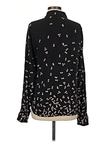 No. 21 Long Sleeve Silk Top (view 2)