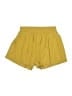 Buru 100% Polyester Solid Yellow Shorts Size S - photo 1