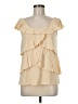 CAbi Ivory Short Sleeve Blouse Size M - photo 1