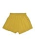 Buru 100% Polyester Solid Yellow Shorts Size S - photo 2