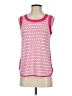 Skies Are Blue 100% Polyester Pink Tank Top Size S - photo 1