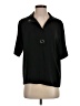 Sandro Black Short Sleeve Blouse Size XS (0) - photo 1