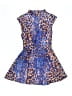 Cameo Animal Print Blue Cocktail Dress Size XS (estimated) - photo 1