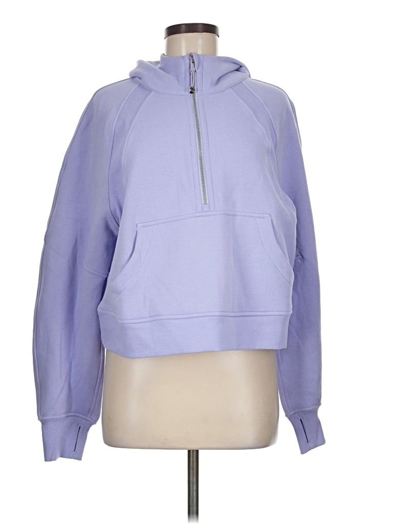 Pre-owned Lululemon Athletica Pullover Hoodie In Purple