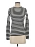 Gap Stripes Gray Turtleneck Sweater Size XS - photo 1