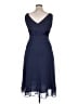 Evan Picone 100% Polyester Solid Blue Cocktail Dress Size 14 - photo 2